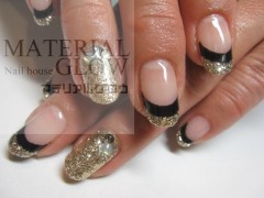 【ソフトジェルネイル】６/２８ ダブルフレンチ　