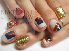 【ソフトジェルネイル】７/１１ 　民族ネイル